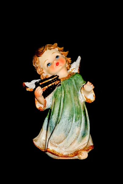 Anioł z instrumentem — Zdjęcie stockowe