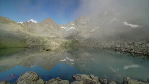 7680X4320 4320P Πραγματικό Μεγάλο Υψόμετρο Ορεινή Λίμνη Αλπικές Λίμνες Παγετώδη — Αρχείο Βίντεο