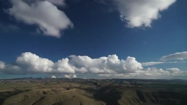 7680X4320 Prores 422 Partly Cloudy Blue Sky Standard Terrestrial Geography — Stock video