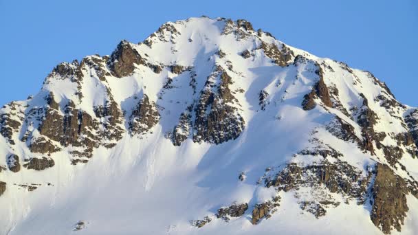 7680X4320 4320P Imposing Summit Kangchenjunga Mountain Peak Kanchenjunga Third Highest — Vídeo de stock