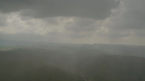 7680X4320 Las Nubes Tormenta Lluviosa Acercan Derecho Una Tormenta Viento — Vídeos de Stock