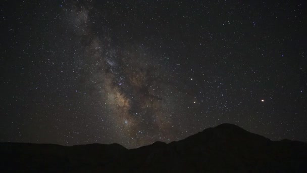 7680X4320 4320P Night Cielo Estrellado Time Lapse Milkyway Stars Verdadera — Vídeo de stock