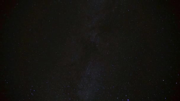 7680X4320 Milky Way Étoiles Dans Ciel Nocturne Vidéo Laps Temps — Video