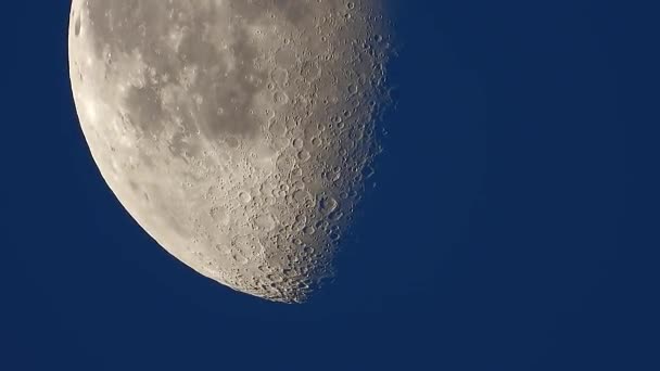 7680X4320 60P Sistema Solar Luna Espacio Noche Satélite Telescopio Satélites — Vídeo de stock
