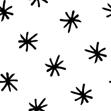 beyaz zemin üzerinde kar taneleri ile Seamless Modeli.