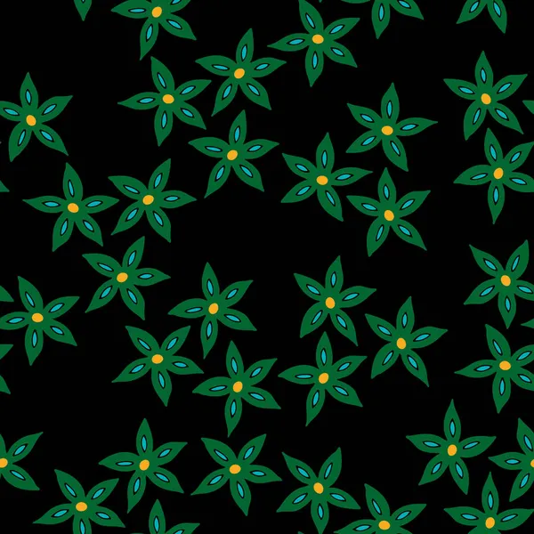 Floral Seamless Pattern. Simple Colorful Background with Flower. — Stock Photo, Image