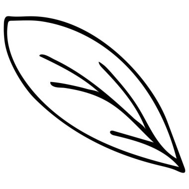 Siyah ve Beyaz El Yaprakları Beyaz Arkaplanda İzole Edildi.