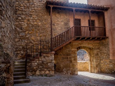 Valldemossa, Fransa 'daki eski taş duvar