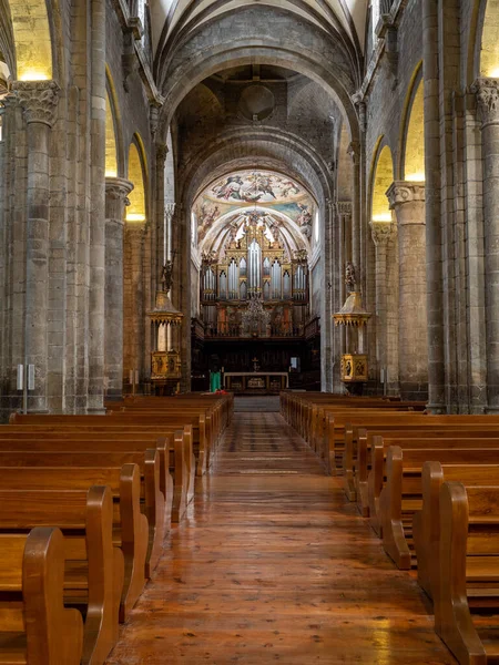 Jaca Huesca Aragon Spanya Romanesk Katedral Içinde — Stok fotoğraf