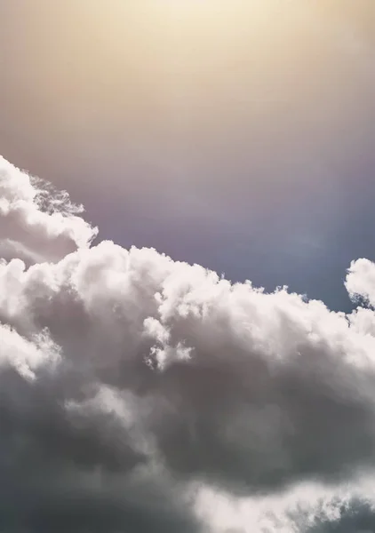 Szenische Wolkenlandschaft Abstrakter Hintergrund Des Bewölkten Himmels — Stockfoto
