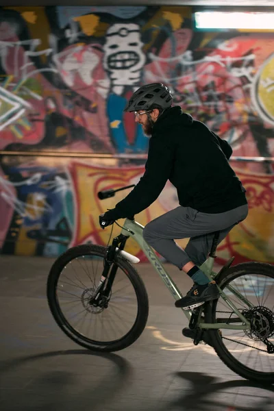 Gdansk Poland July 2022 Members Trycity Bike Polo Club Practise — Stock Photo, Image