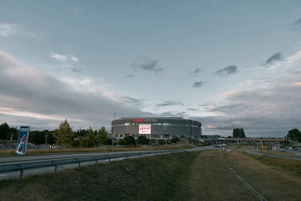 Stadium Ergo Arena Placed Square Two Cities Gdansk Sopot Poland — Foto de Stock