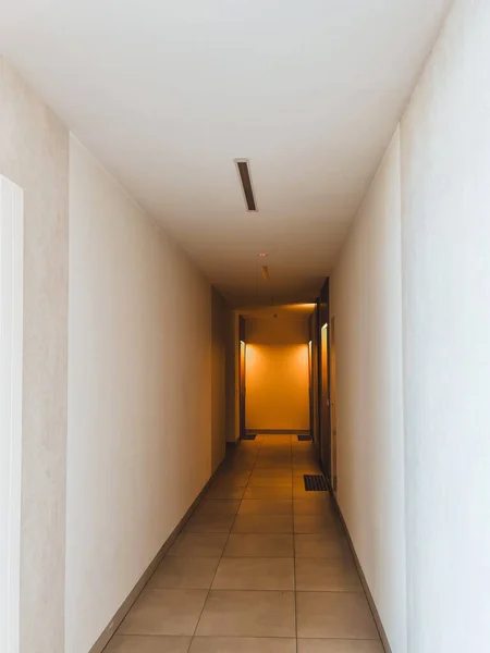 Hall of a modern flat apartment house. Entrance hall in a contemporary apartment, corridor, flat.