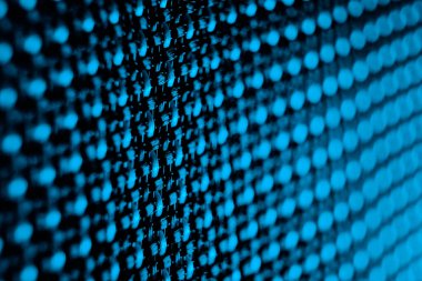 Mavi ve gök mavisi renklerine ve sınırlı odak derinliğine sahip soyut doku