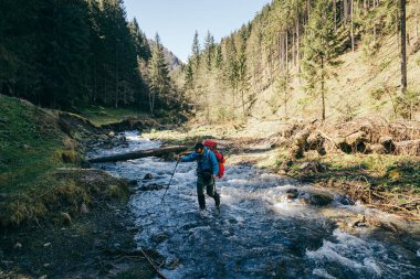 Dağlarda taşlarla, turizmle, kozalaklı ormanlarla dolu bir nehir