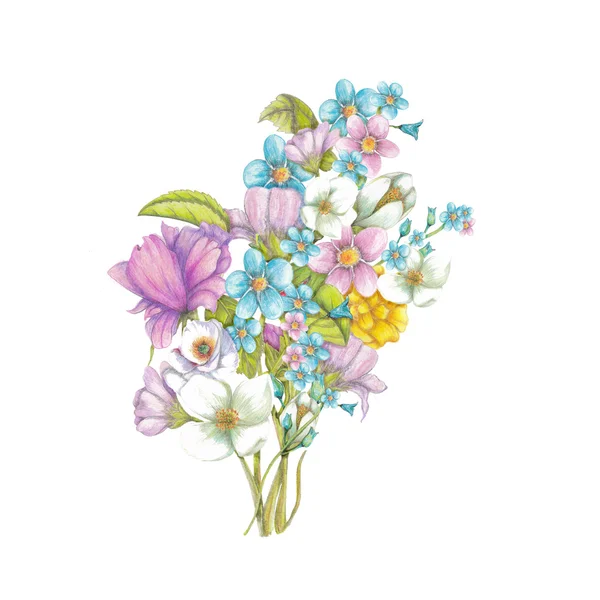 ดอกไม้วินเทจ — ภาพถ่ายสต็อก
