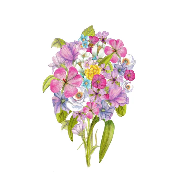 Bouquet of wildflowers — Stock Photo, Image