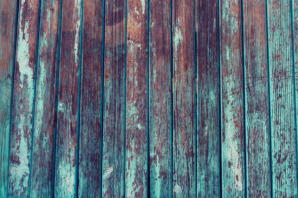 Old Shabby Wooden Planks Cracked Color Paint Background — Stock Photo, Image