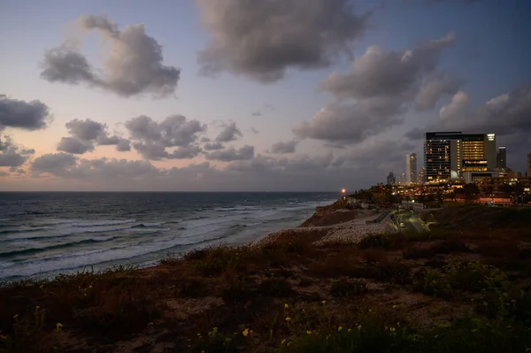 Netanya Israel September 2021 Hotels Sea Sderot Oved Ben Ami — Stock Photo, Image