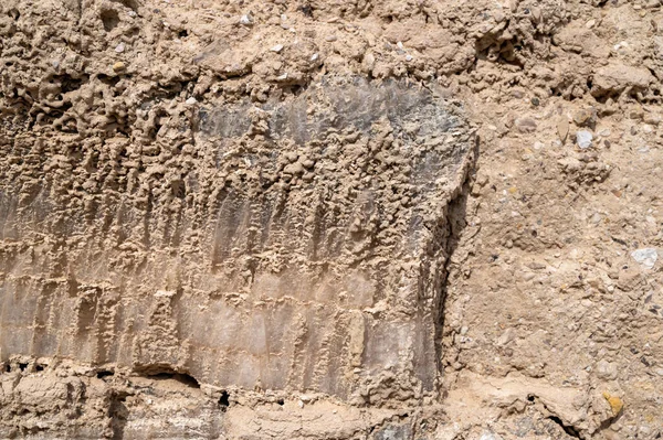 Capas Minerales Salinos Rocas Cerca Del Mar Muerto Israel — Foto de Stock