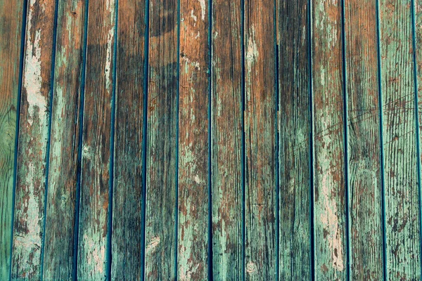 Old Shabby Houten Planken Met Gebarsten Kleur Verf Achtergrond — Stockfoto