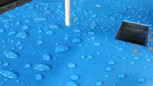 Högtrycksvatten Jet Skärmaskin För Olika Material — Stockvideo