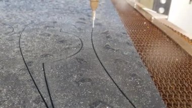 Çeşitli Malzemeler için Yüksek Basınçlı Su Jet Kesme Makinesi