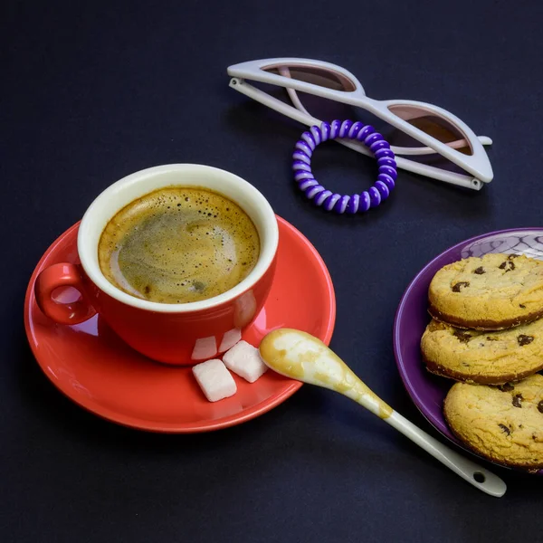Kaffeepause Während Des Arbeitstages Kreative Menschen Werbung Für Das Geschäftskonzept — Stockfoto