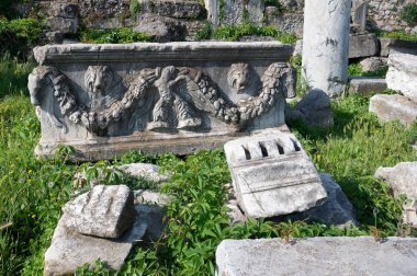 ATHENS, GREECE - MAY 14, 2022: The Roman Forum or Agora Courthouse square in Thessaloniki, Greece. High resolution