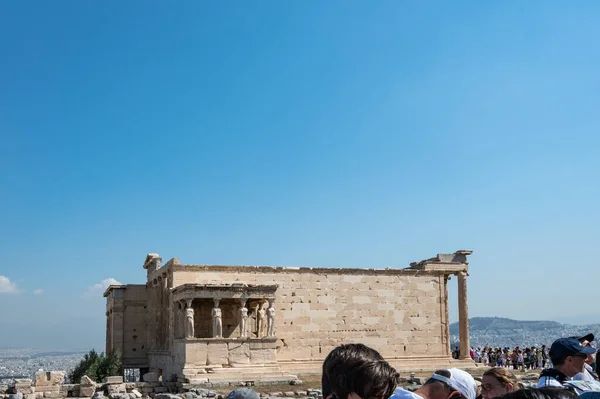 Athens Greece May 2022 Acropolis Athens Ancient Citadel Perched Rocky — Foto de Stock