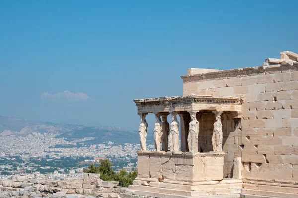 Athens Greece May 2022 Acropolis Athens Ancient Citadel Perched Rocky — Foto de Stock