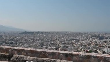 Panorama of Athens from the Acropolis. Greece. View from above. Sunny day.
