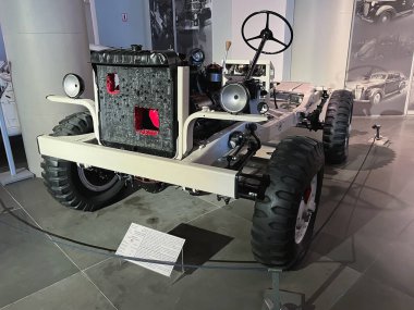 Athens, Greece - May 18, 2022. Old classic cars inside the Hellenic Motor Museum. Central Athens - Kolonaki