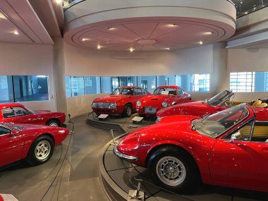 Athens, Greece - May 18, 2022. Old classic cars inside the Hellenic Motor Museum. Central Athens - Kolonaki