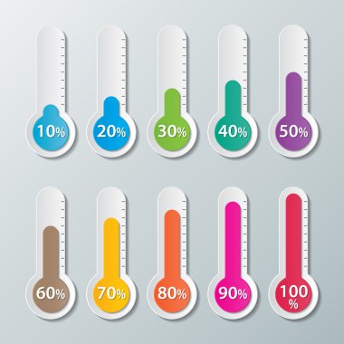 Kağıt Infographic arka plan