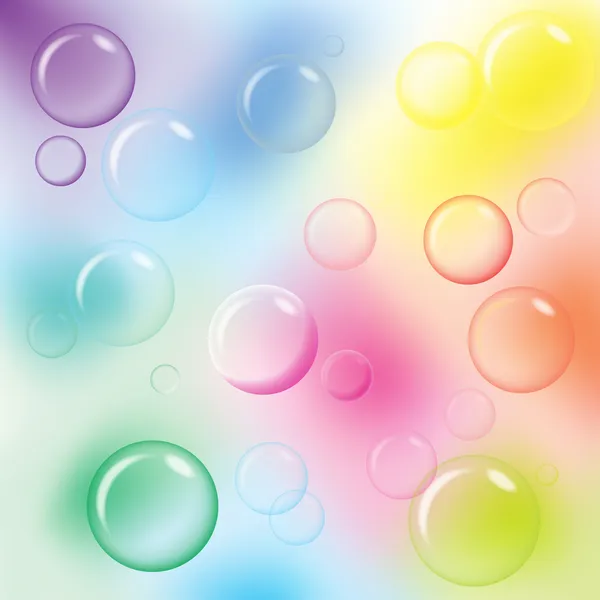 Colorful bubbles — Stock Vector