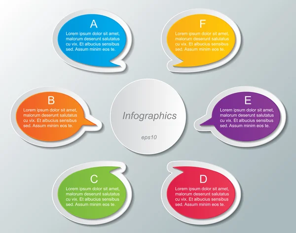 Tło infograficzne — Wektor stockowy