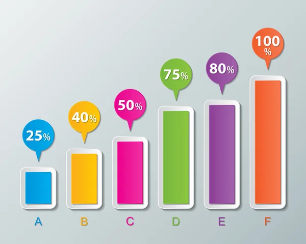 Papier infographie fond — Image vectorielle