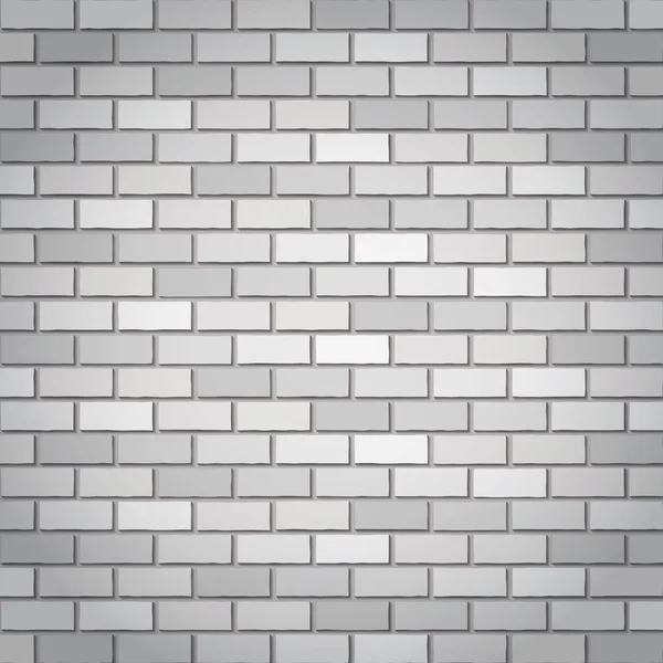 White brick wall — Stock Vector