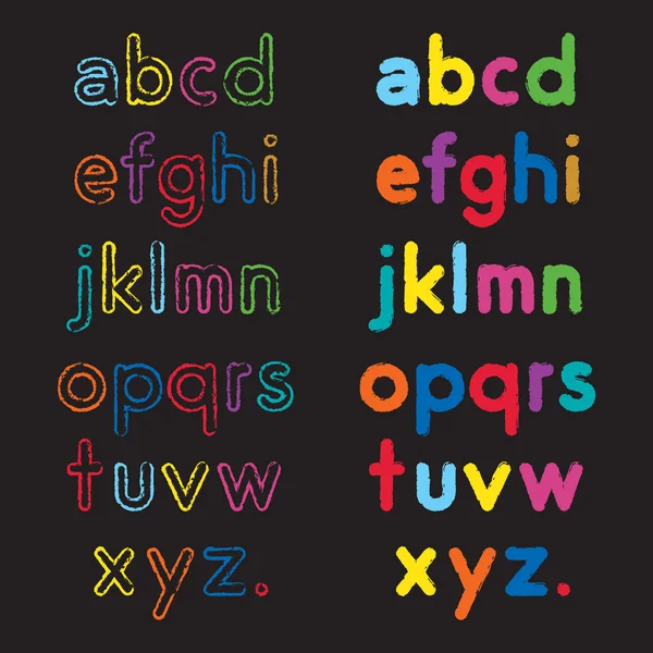 ABC шрифту — стоковий вектор