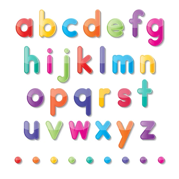 Papier kleine letters — Stockvector