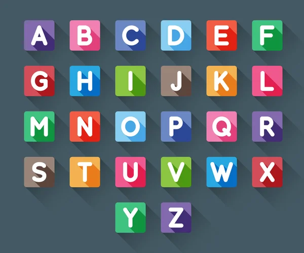 Alfabetletters — Stockvector