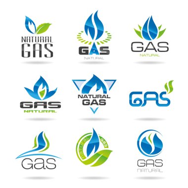 Gas industry symbols-icon