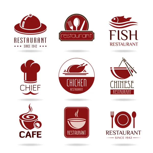 Иконка ресторана — стоковый вектор