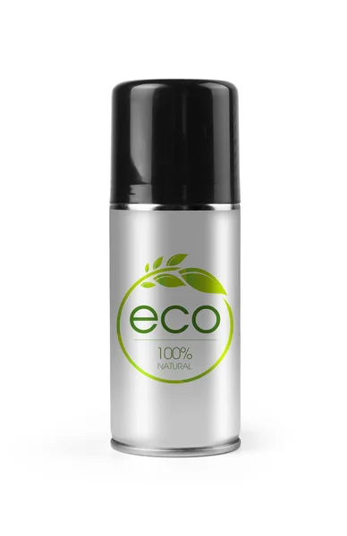 Eco spray med urklippsbana. — Stockfoto