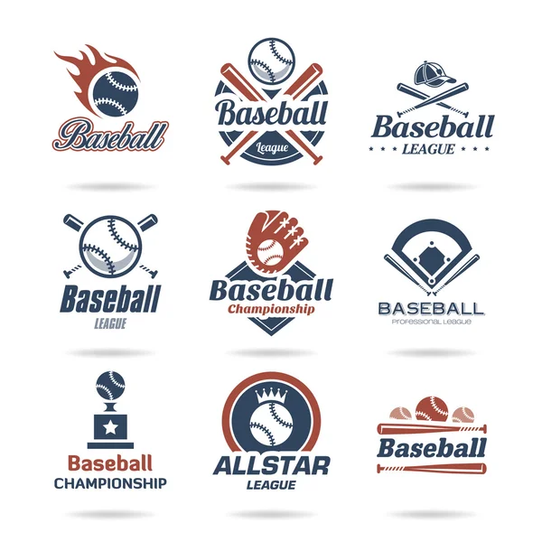 Baseball icon set - 3 — Stock Vector