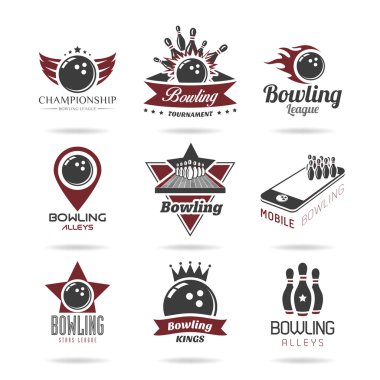Bowling Icon set
