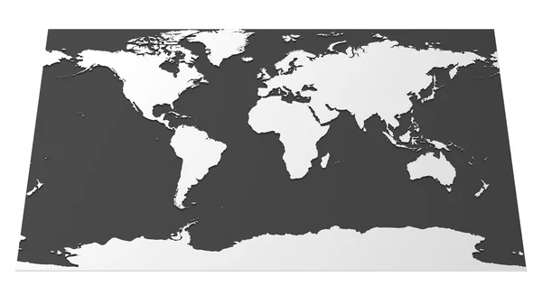 Mapa mundial de Hi-Tech — Fotografia de Stock