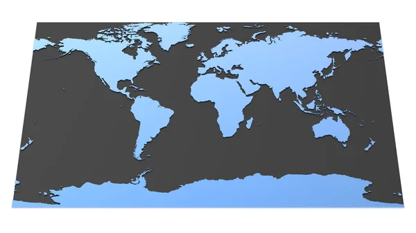 Карта мира высоких технологий — стоковое фото