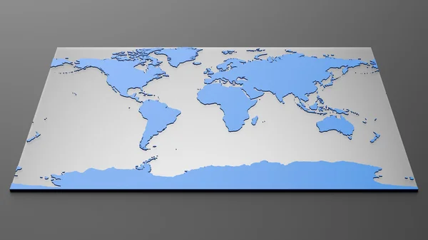 Mapa mundial de Hi-Tech — Fotografia de Stock